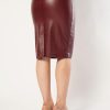 Wholesale Plus Size Leather Skirt Models