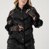 Wholesale Plus Size Lace Fur Jacket Supplier