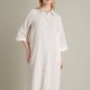 Wholesale Plus Size %100 Cotton Maxi Dress