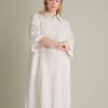 Wholesale Plus Size %100 Cotton Maxi Dress