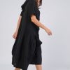 Wholesale Plus Size Maxi Black Cotton Dress